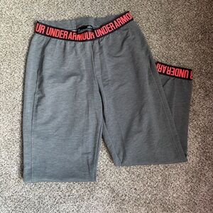 Gray under armour joggers